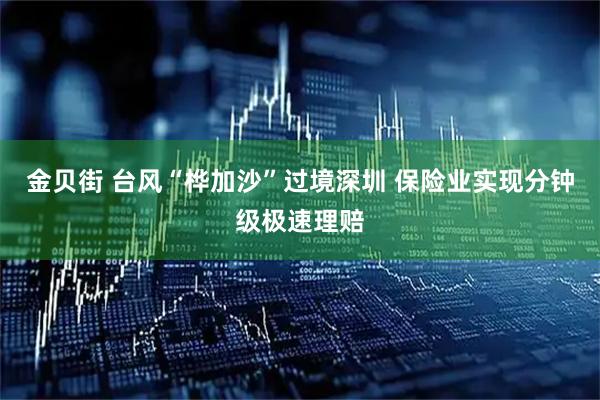 金贝街 台风“桦加沙”过境深圳 保险业实现分钟级极速理赔