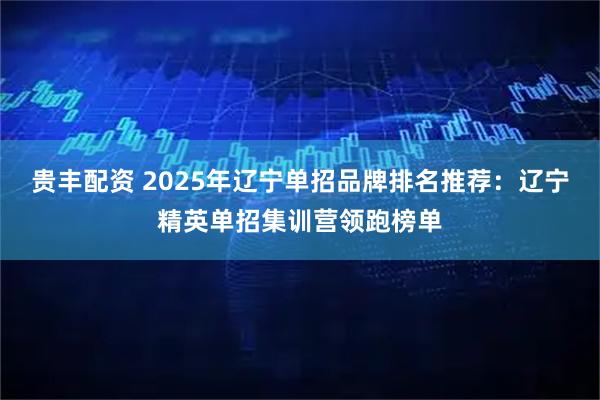 贵丰配资 2025年辽宁单招品牌排名推荐：辽宁精英单招集训营领跑榜单