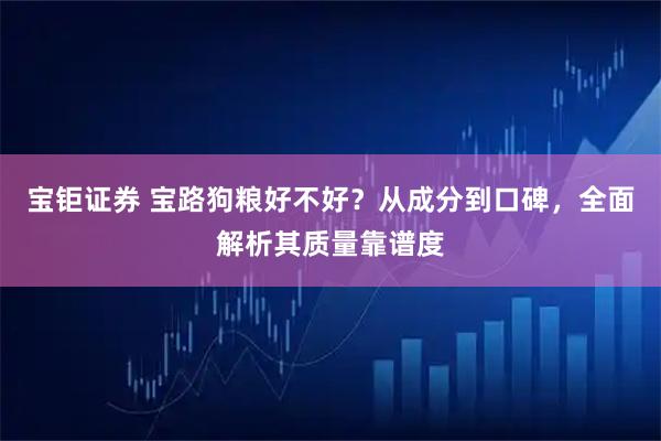宝钜证券 宝路狗粮好不好？从成分到口碑，全面解析其质量靠谱度