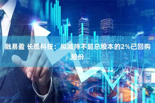 融易盈 长缆科技：拟减持不超总股本的2%已回购股份